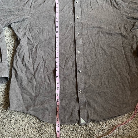 UNTUCKit button down shirt XXL Flannel Brown - Picture 5 of 5